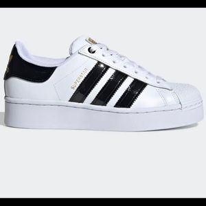 Adidas superstar bold platform sneakers